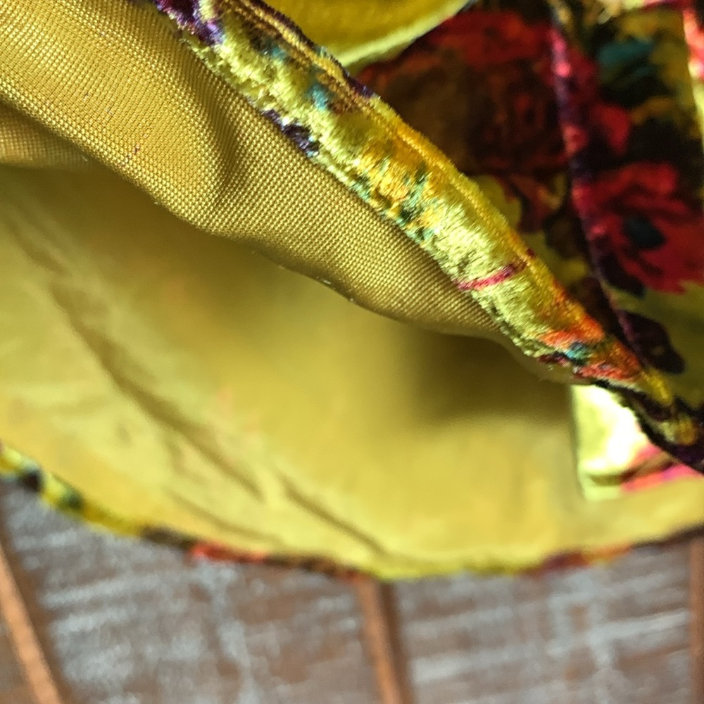 New Anthropologie Pilcro womens velvet button up size XXS floral relaxed Y2K - Picture 13 of 14